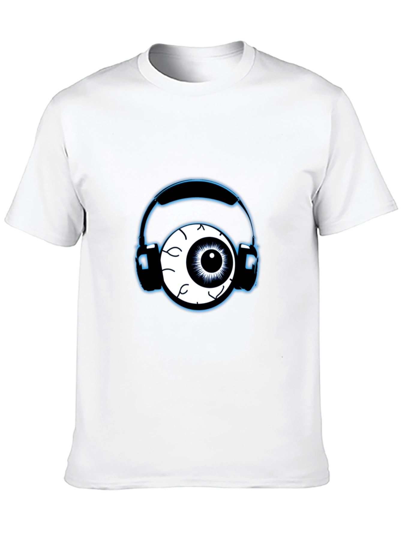 Eye See Music Graphic T-Shirt - Cool Design