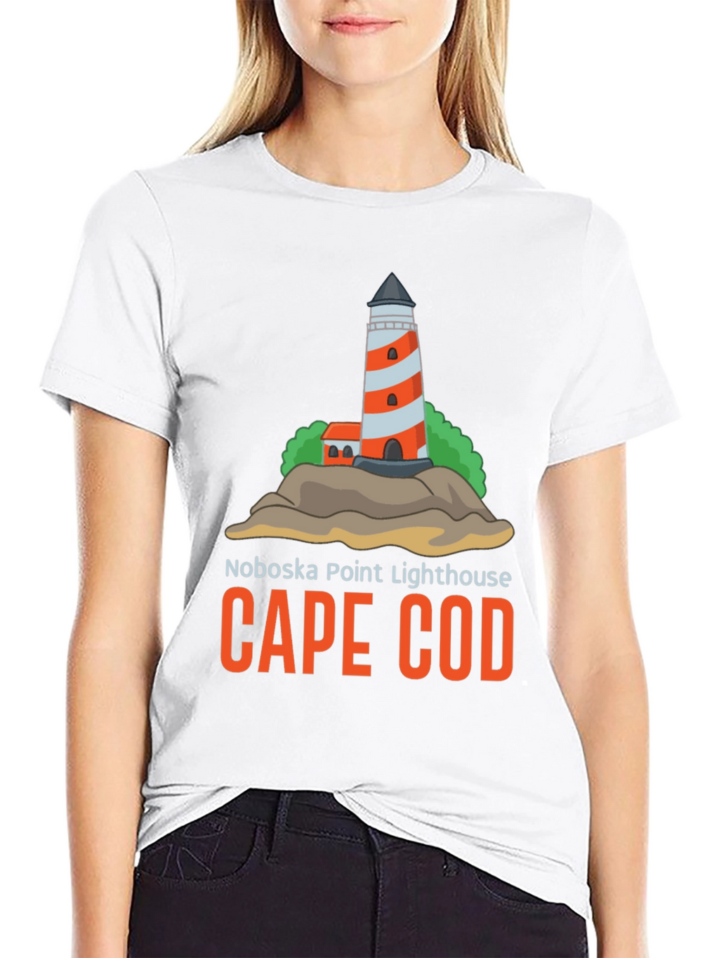 Cape Cod Noboska Point Lighthouse T-Shirt