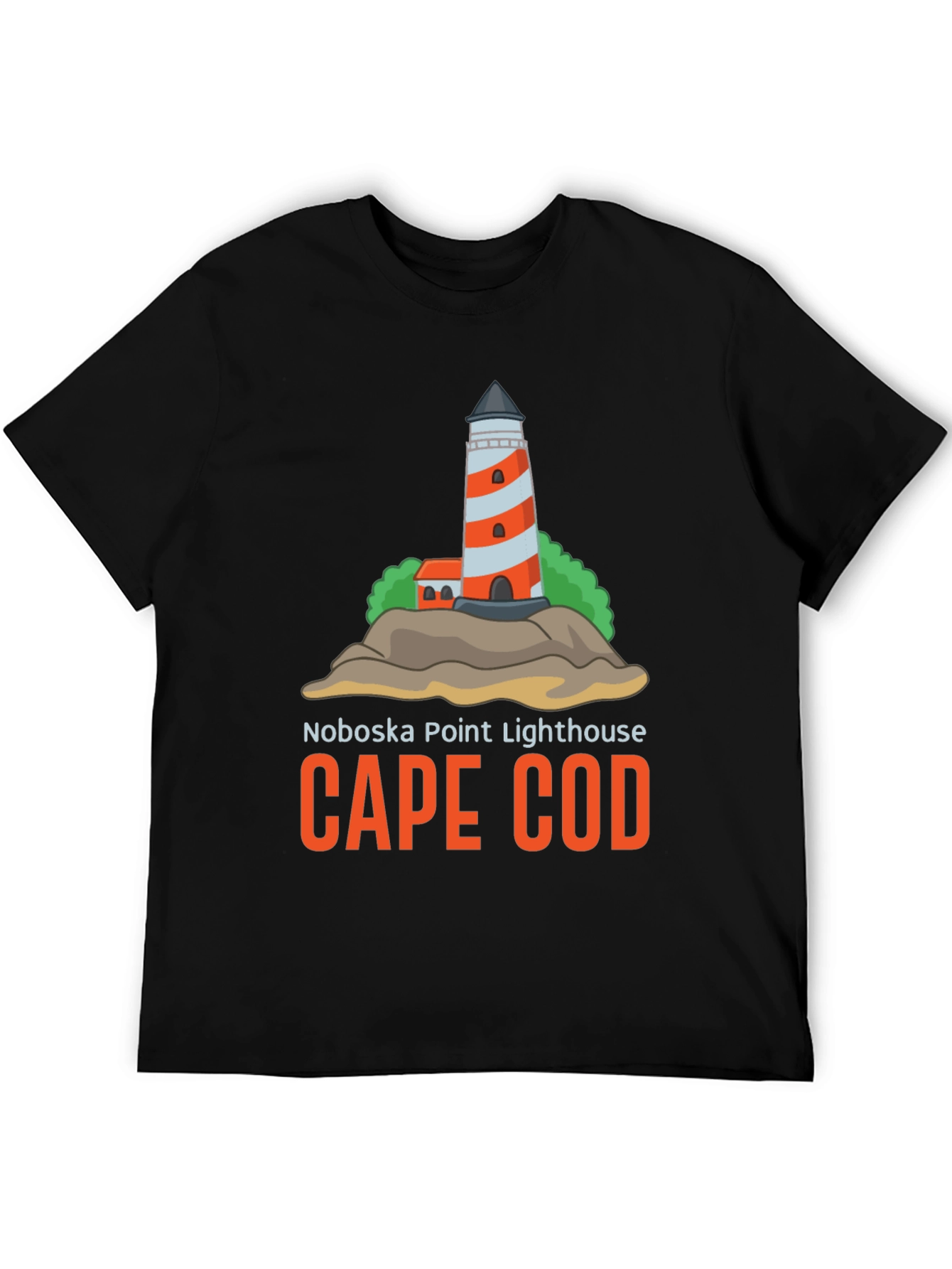 Cape Cod Noboska Point Lighthouse T-Shirt