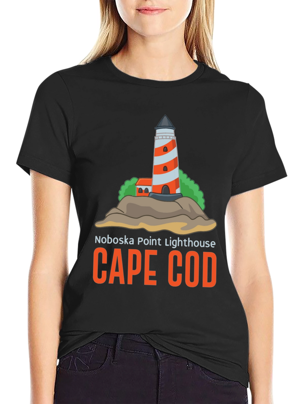 Cape Cod Noboska Point Lighthouse T-Shirt
