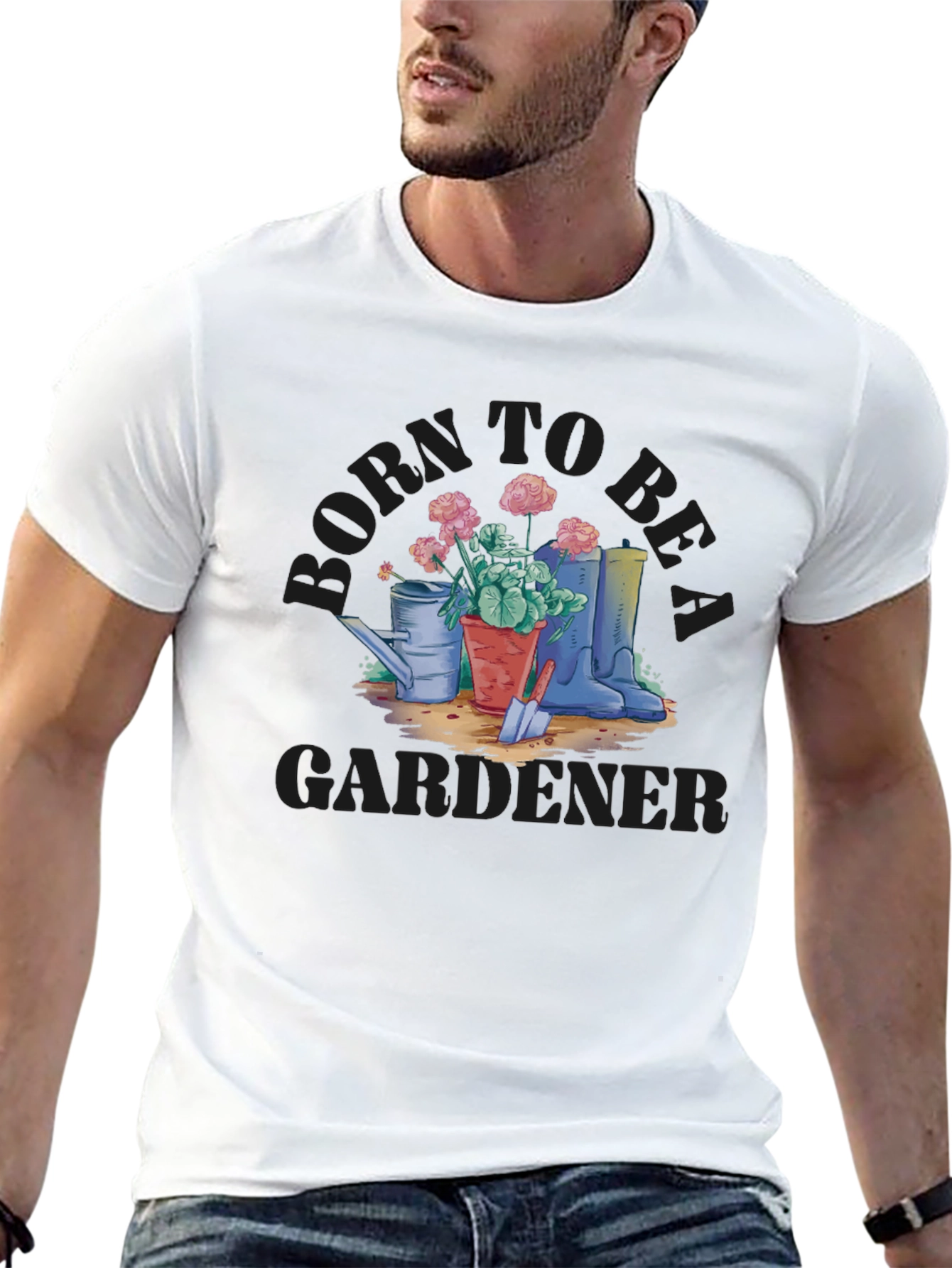 Born to Be a Gardener T-Shirt - Nature Lover Gift