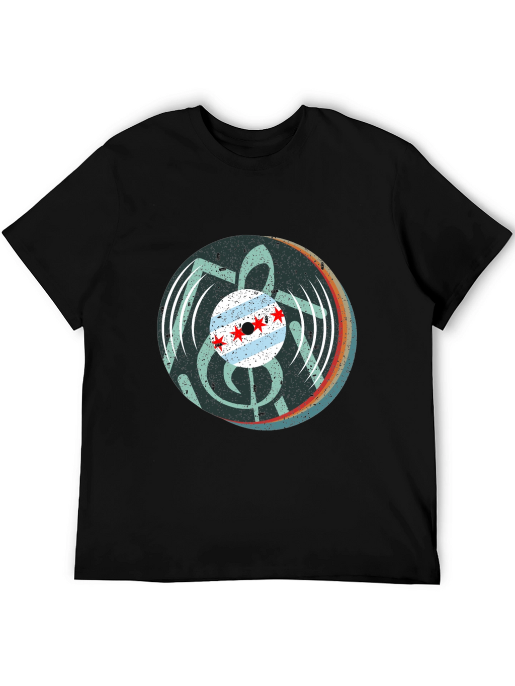 Chicago Music Vinyl Graphic Tee