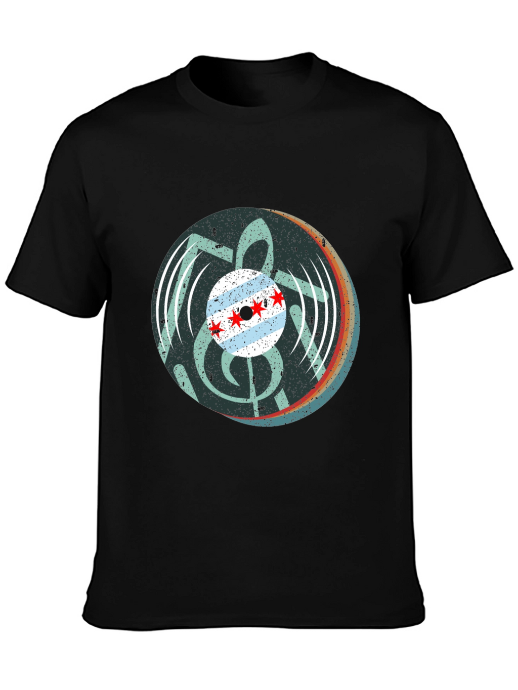 Chicago Music Vinyl Graphic Tee