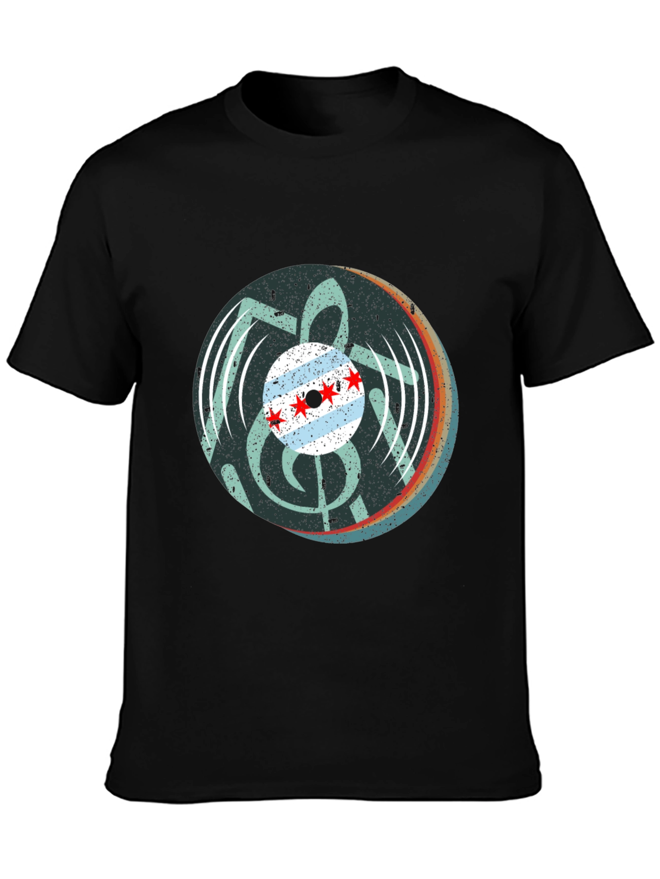 Chicago Music Vinyl Graphic Tee