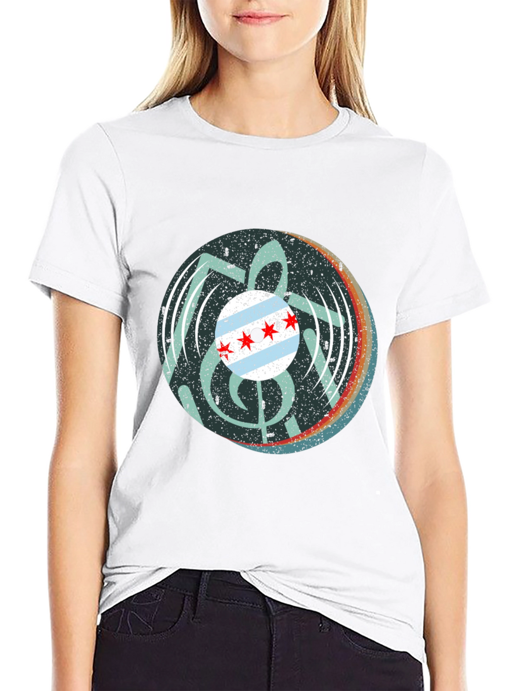Chicago Music Vinyl Graphic Tee