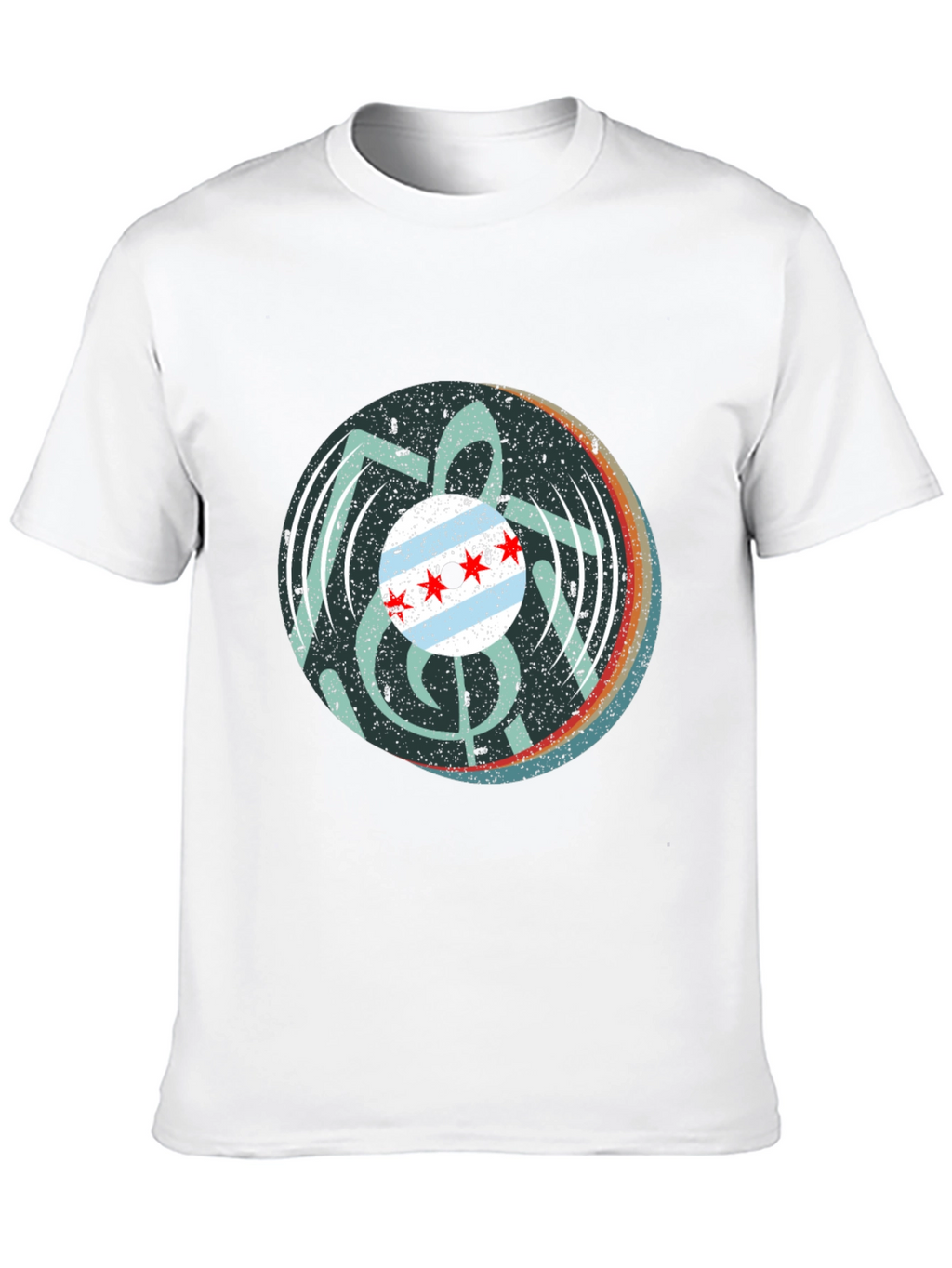 Chicago Music Vinyl Graphic Tee