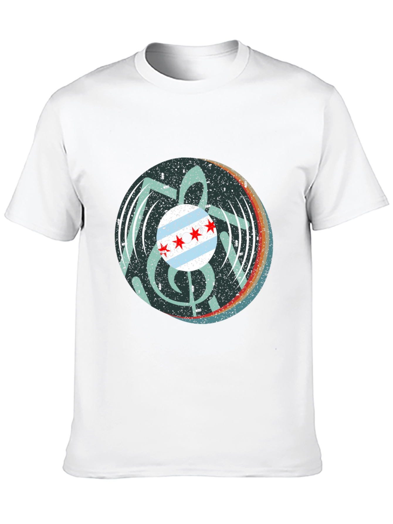 Chicago Music Vinyl Graphic Tee