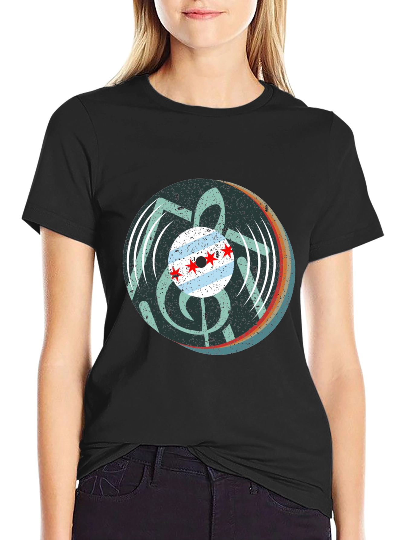 Chicago Music Vinyl Graphic Tee