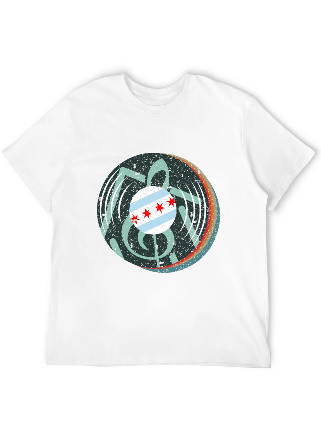 Chicago Music Vinyl Graphic Tee