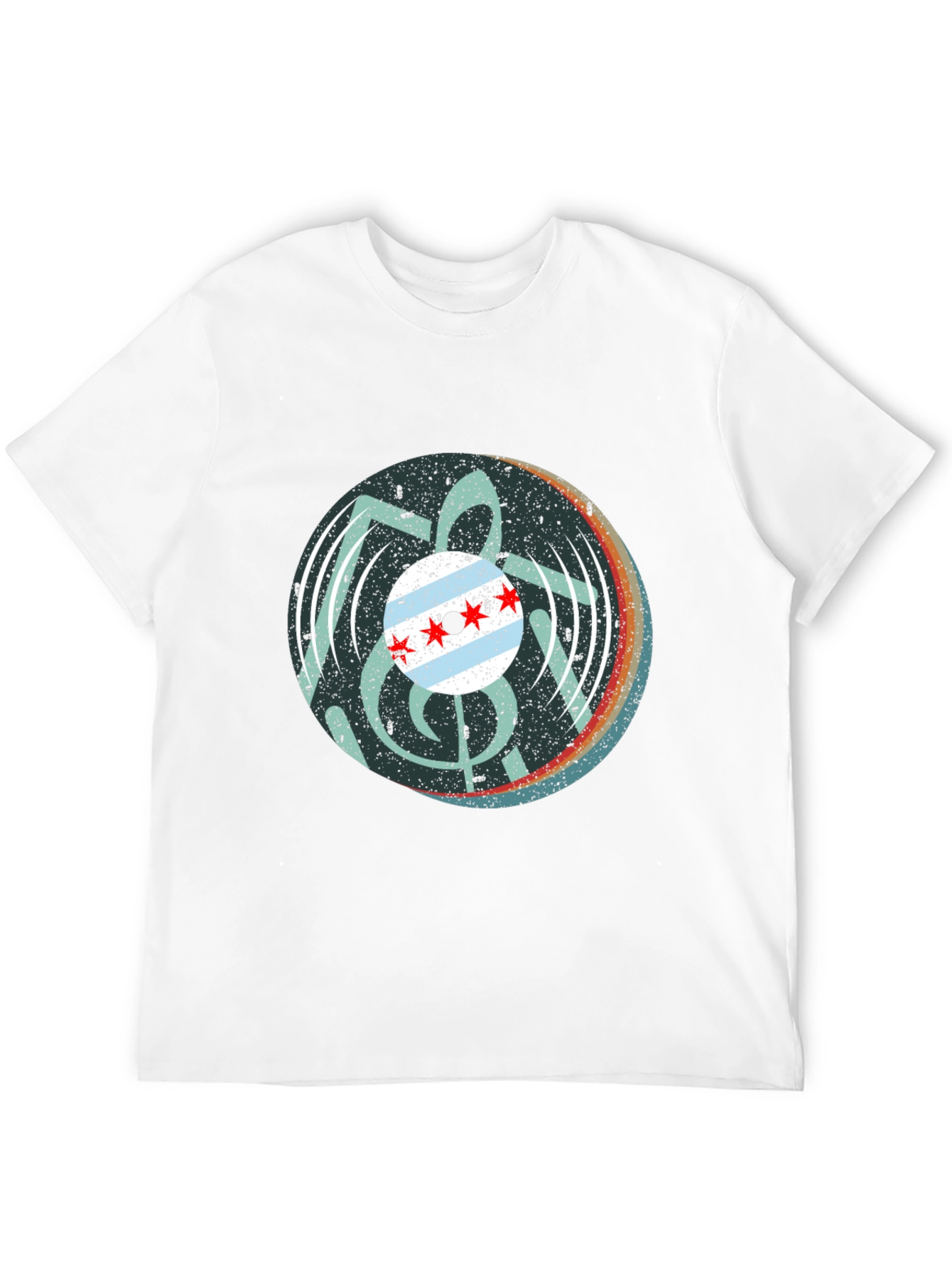 Chicago Music Vinyl Graphic Tee