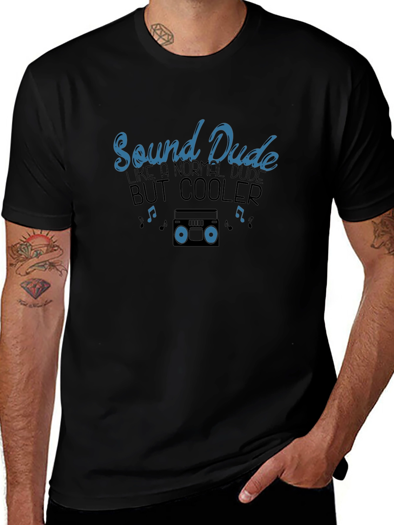 Sound Dude Graphic T-Shirt - Cool Musician Tee