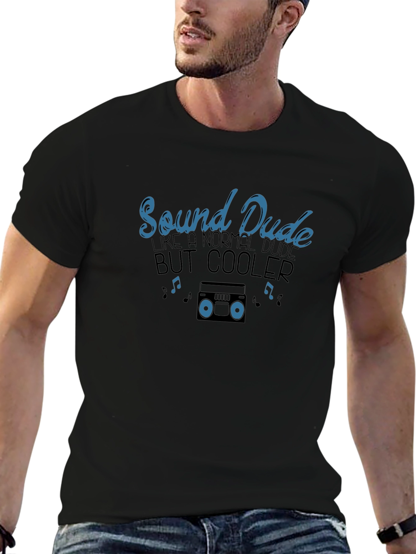 Sound Dude Graphic T-Shirt - Cool Musician Tee