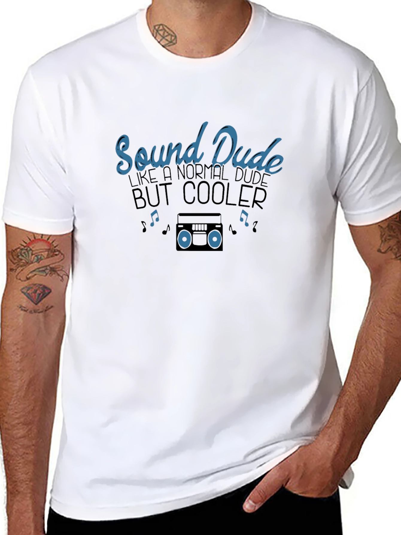 Sound Dude Graphic T-Shirt - Cool Musician Tee