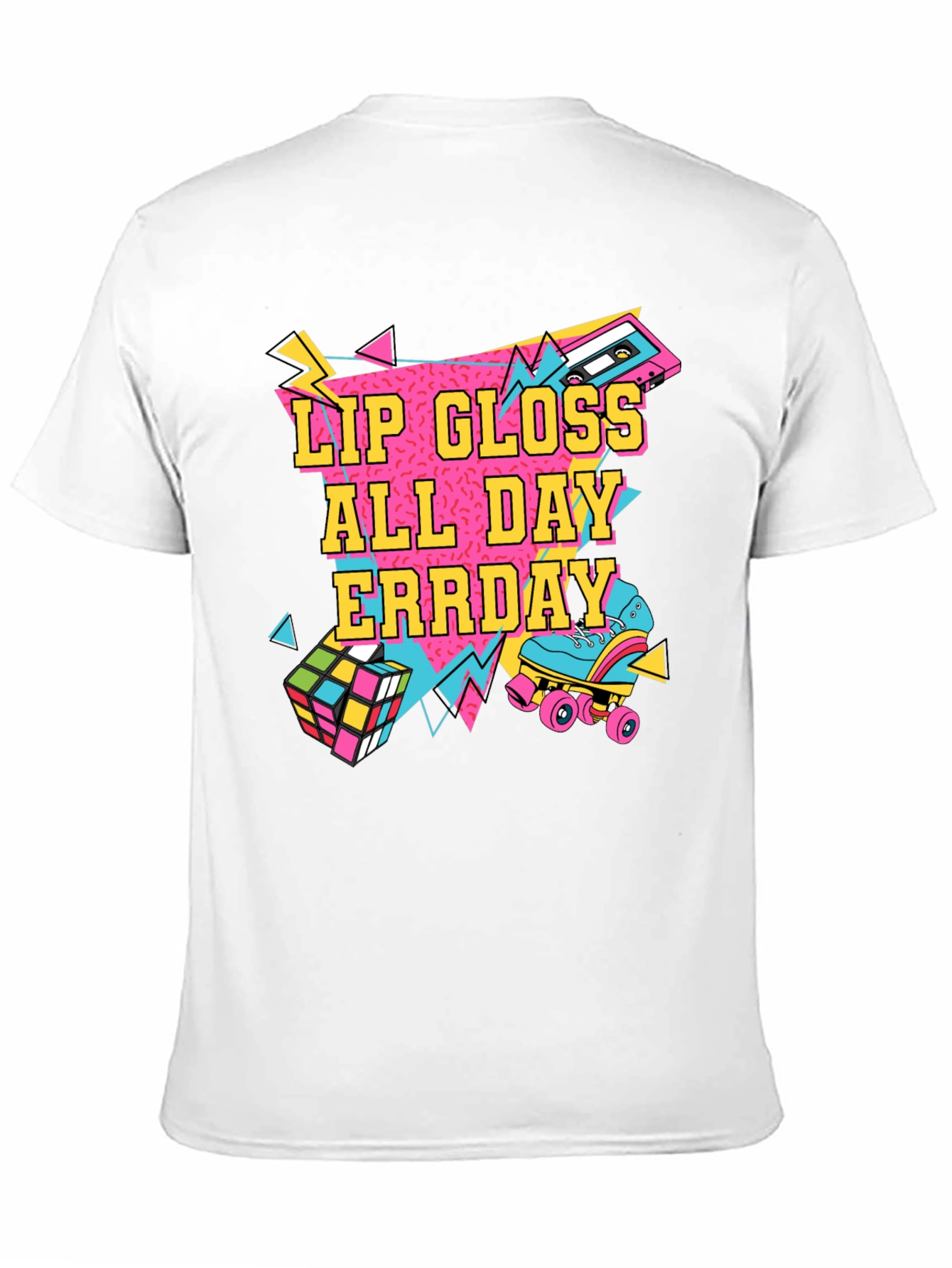 Lip Gloss All Day Erryday Retro Graphic Tee