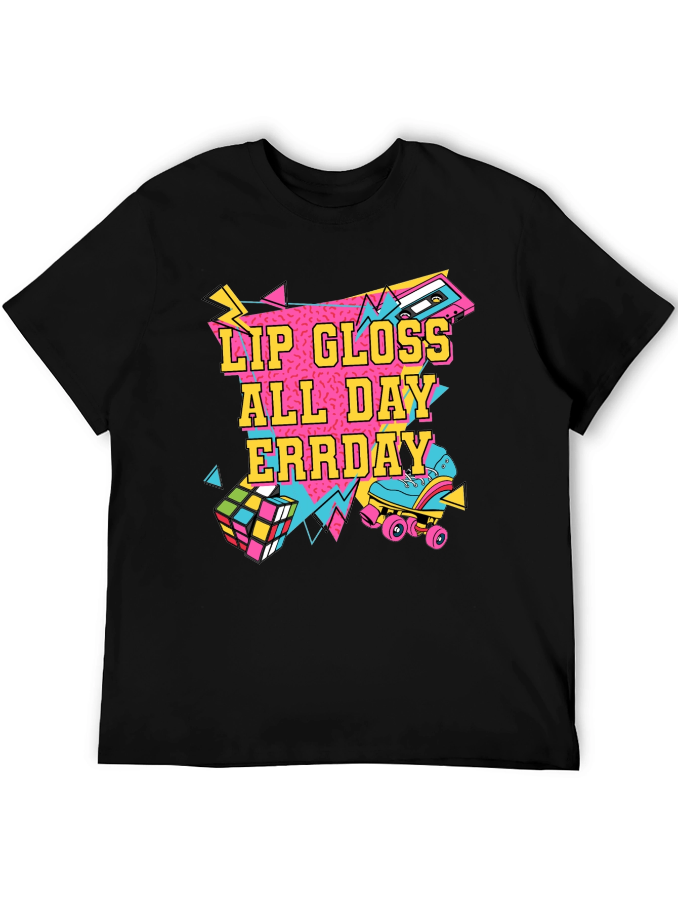 Lip Gloss All Day Erryday Retro Graphic Tee