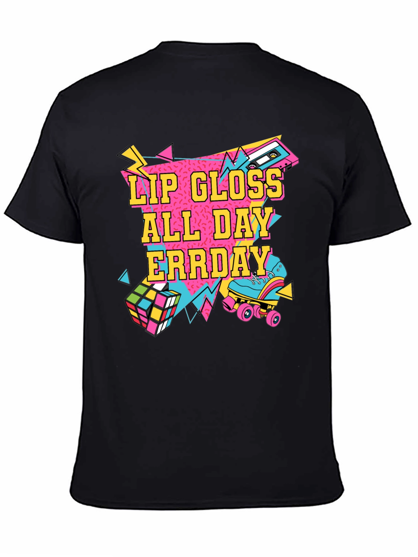 Lip Gloss All Day Erryday Retro Graphic Tee