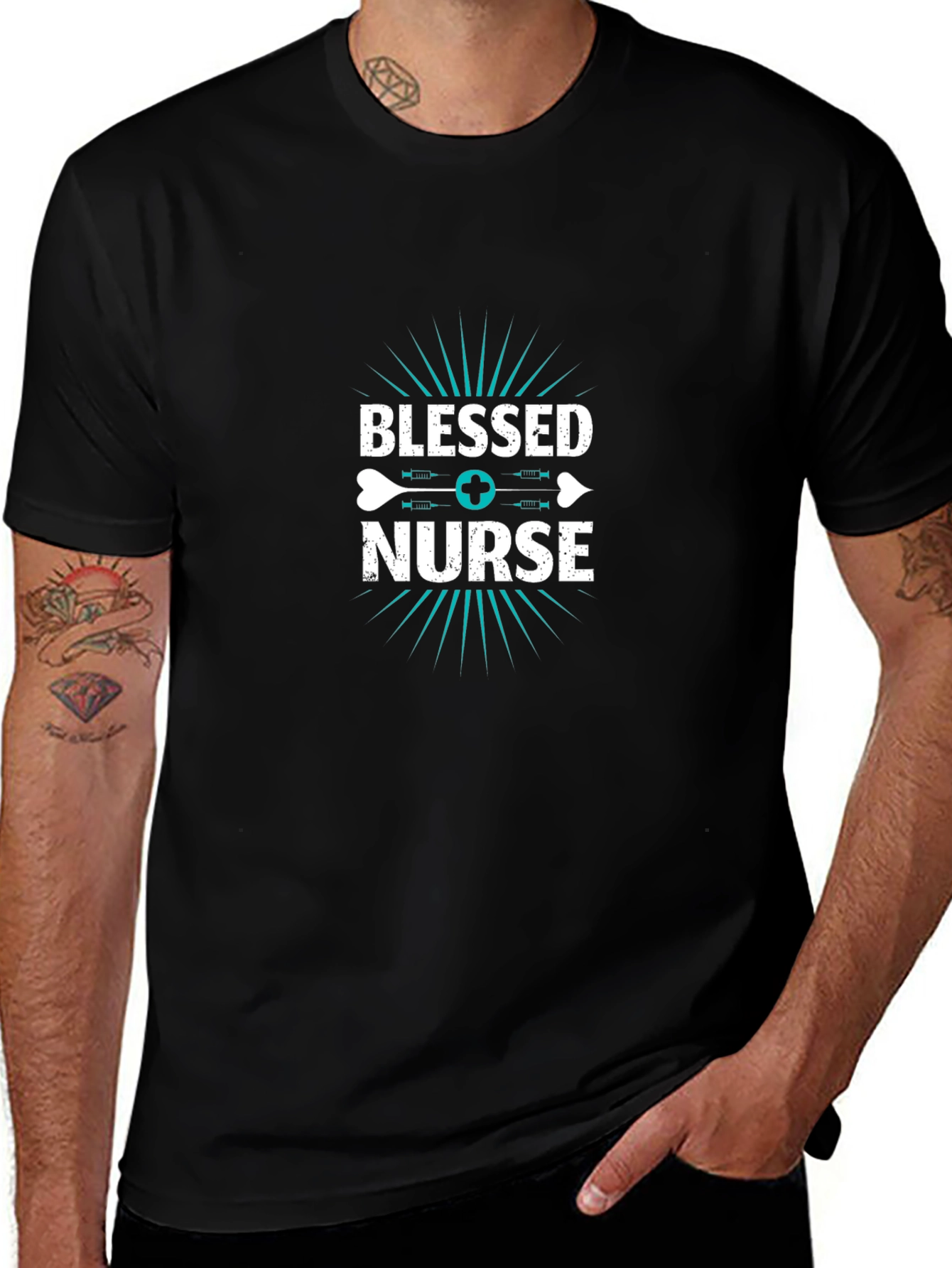 Blessed Nurse Graphic T-Shirt