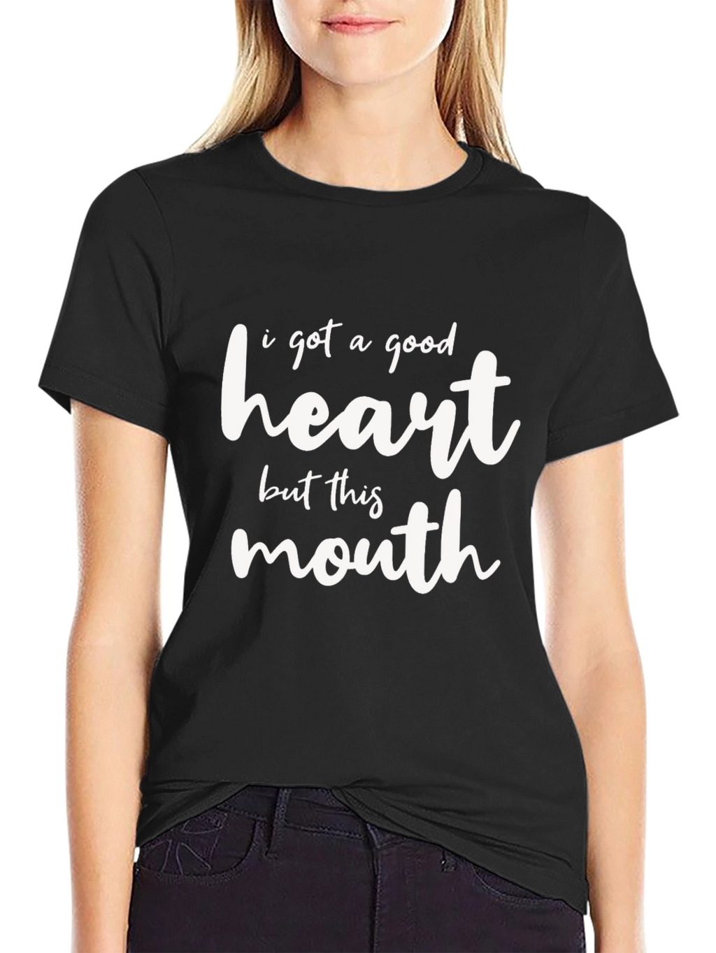 Good Heart Funny Graphic Tee