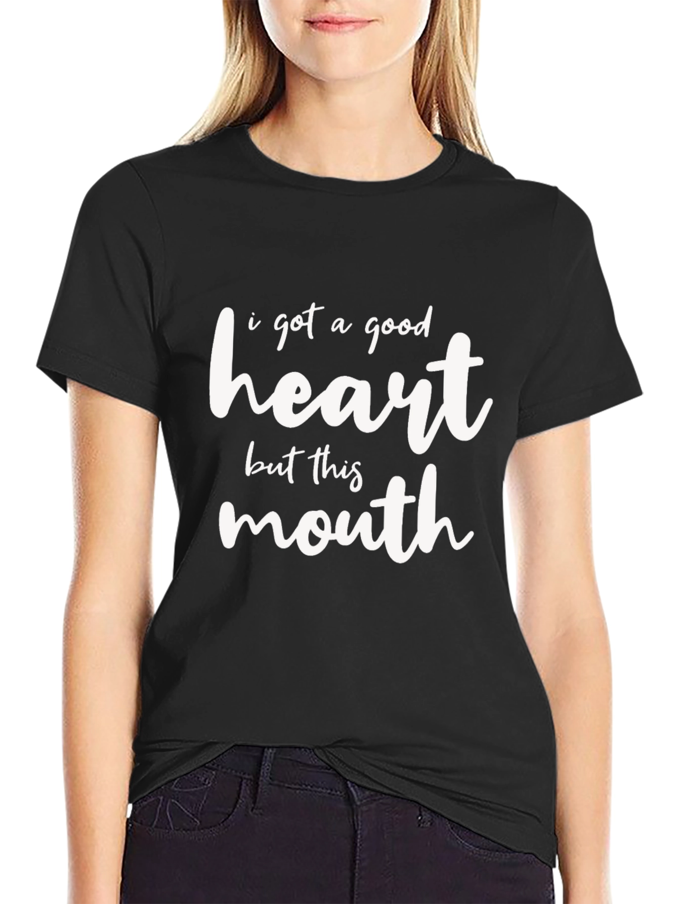 Good Heart Funny Graphic Tee