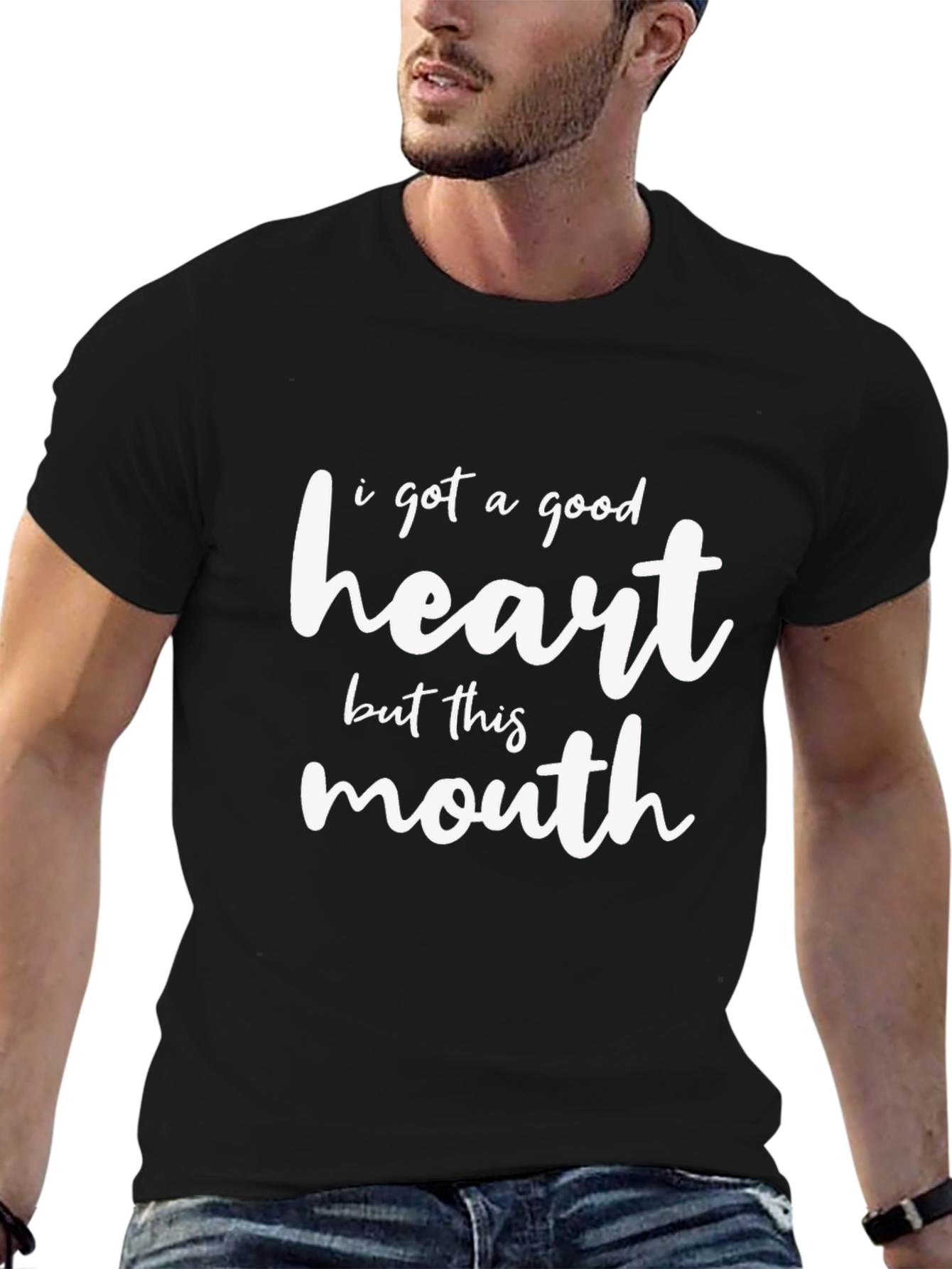 Good Heart Funny Graphic Tee