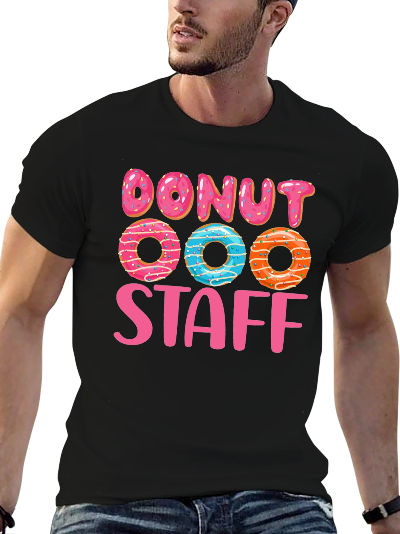 Donut Staff Graphic T-Shirt