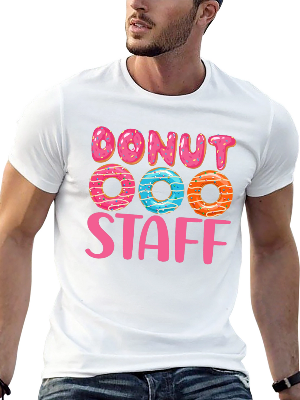 Donut Staff Graphic T-Shirt