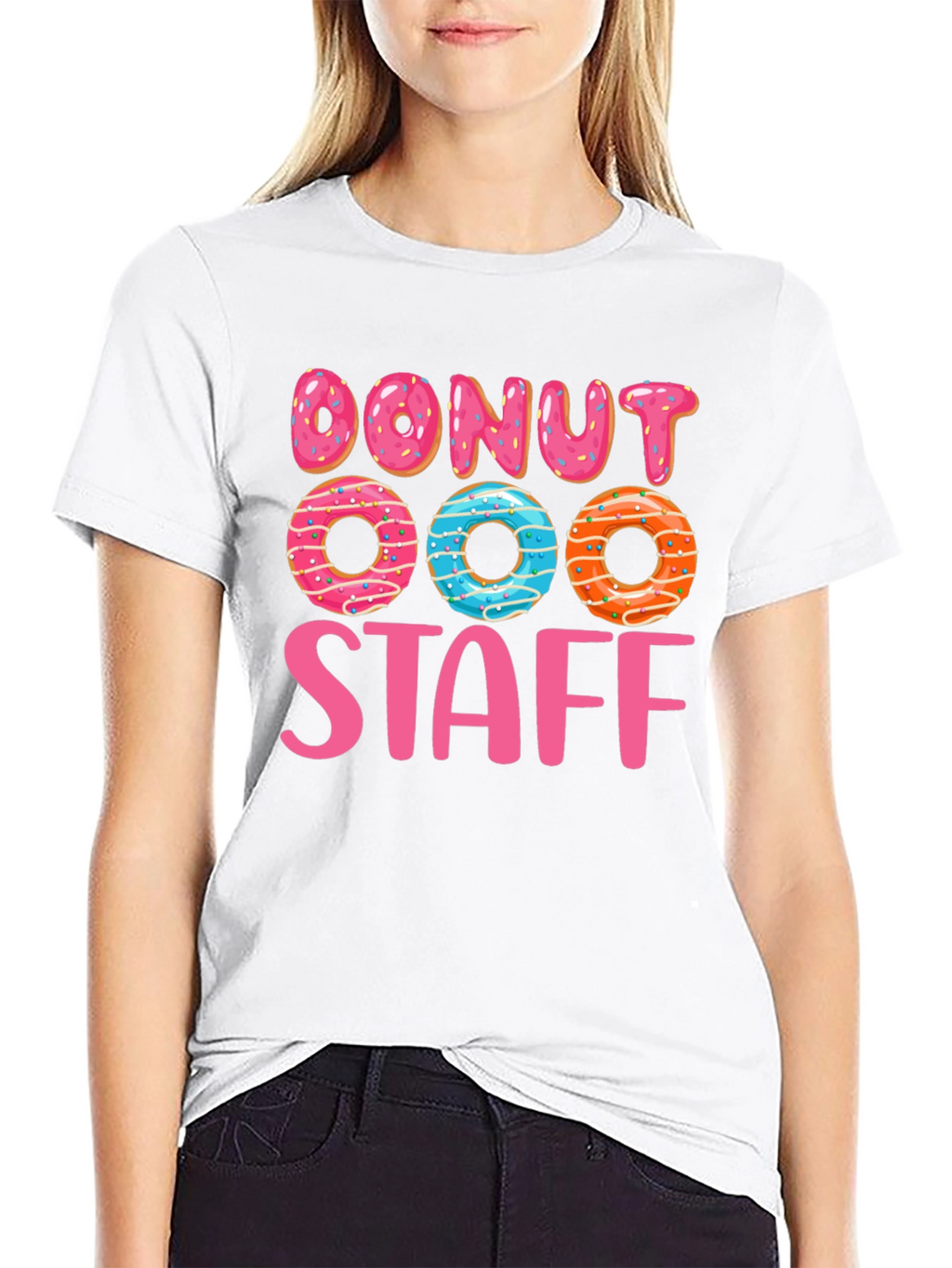 Donut Staff Graphic T-Shirt