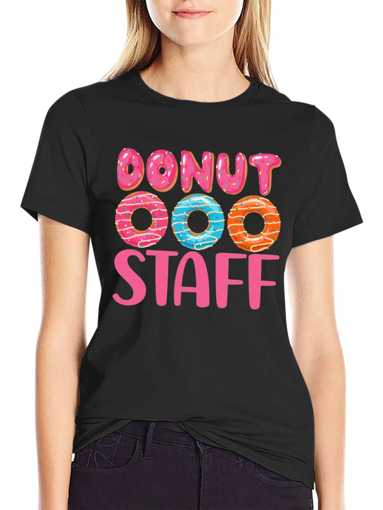 Donut Staff Graphic T-Shirt