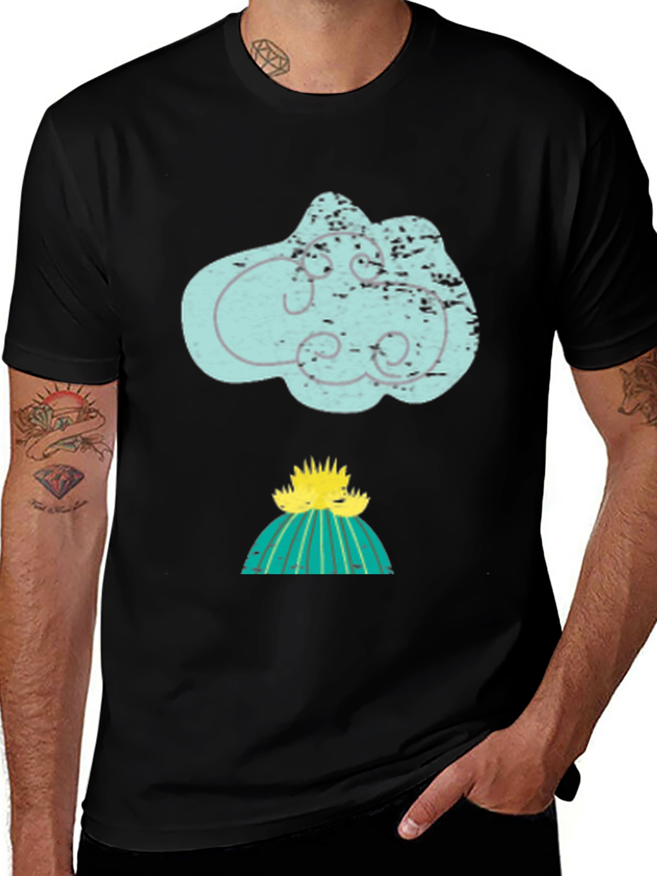 Cloud Cactus Graphic Tee
