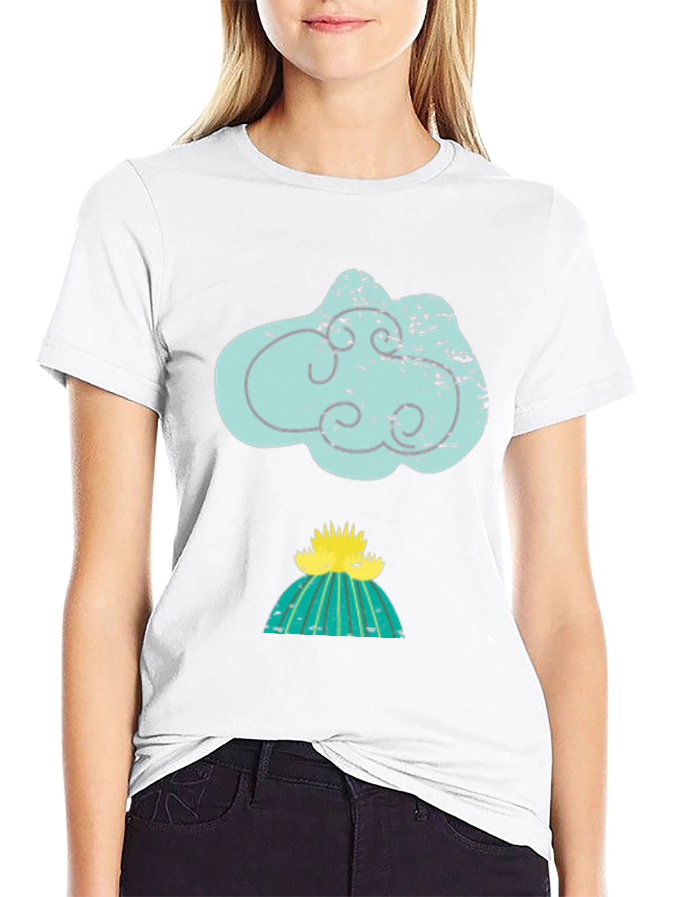 Cloud Cactus Graphic Tee