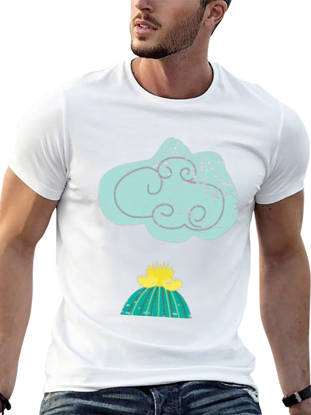 Cloud Cactus Graphic Tee