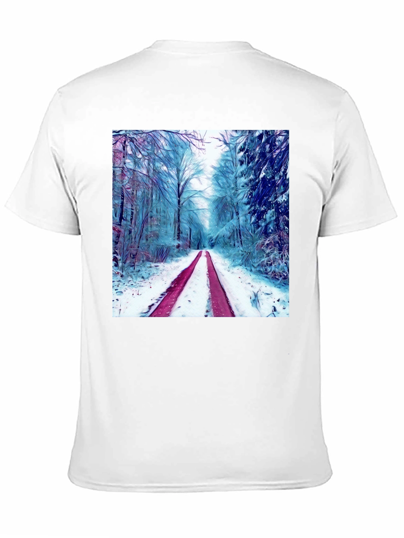 Winter Forest Graphic Tee - Nature Lovers T-Shirt