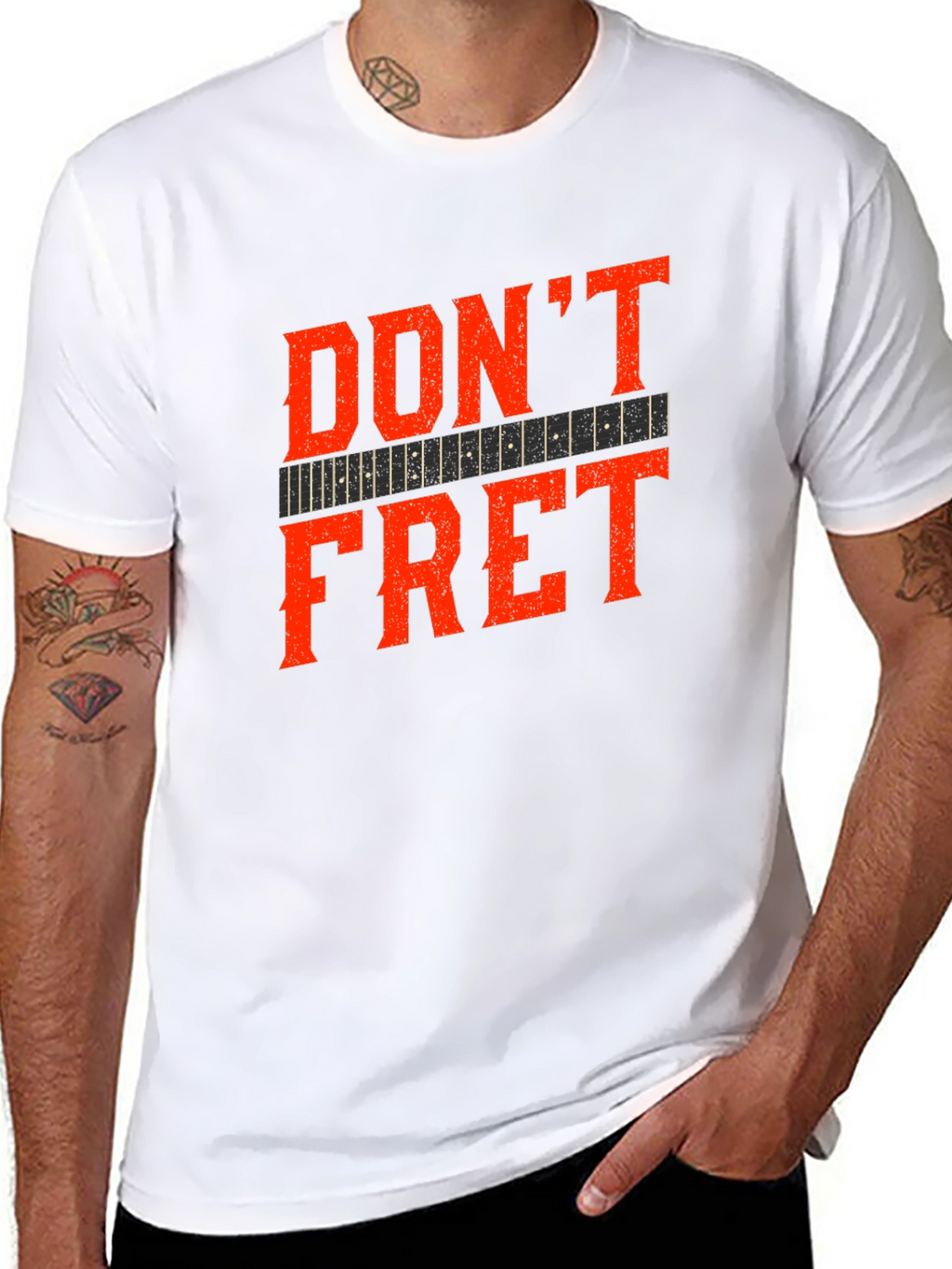 Dont Fret Graphic Tee - Musician T-Shirt
