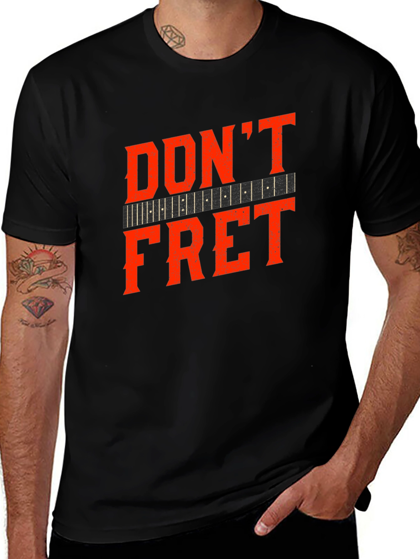Dont Fret Graphic Tee - Musician T-Shirt