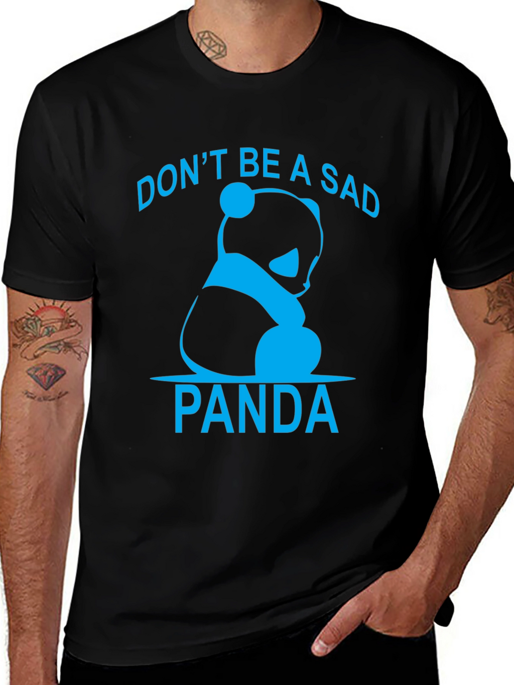 Dont Be A Sad Panda Graphic T-Shirt