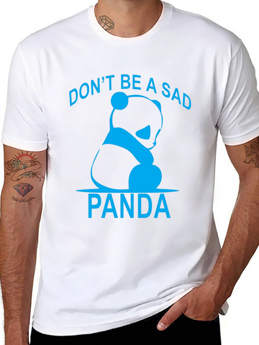 Dont Be A Sad Panda Graphic T-Shirt