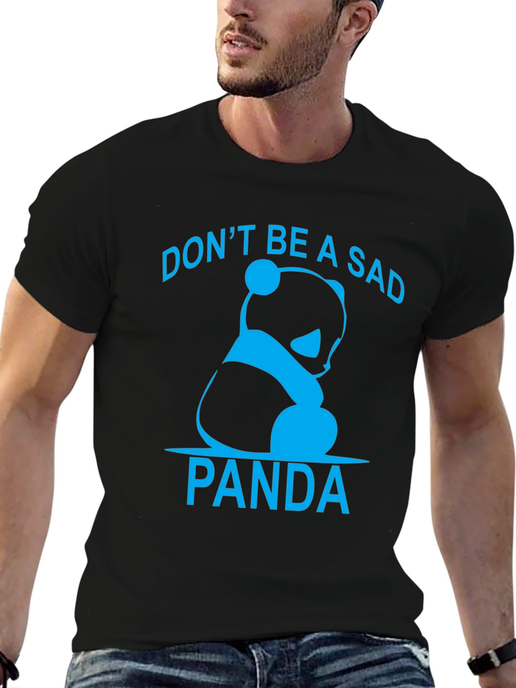 Dont Be A Sad Panda Graphic T-Shirt