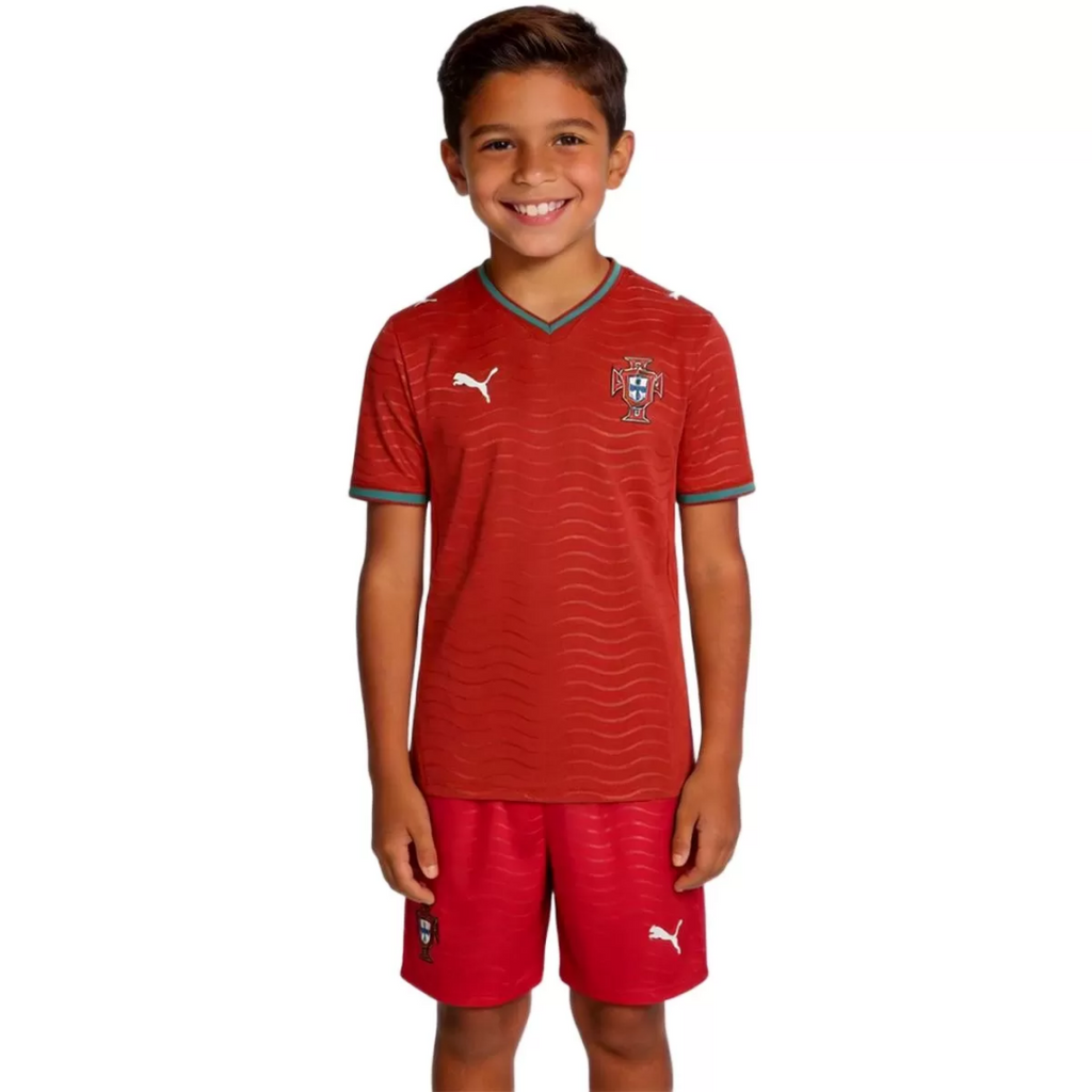 Kid's Portugal Home Kit World Cup 2026