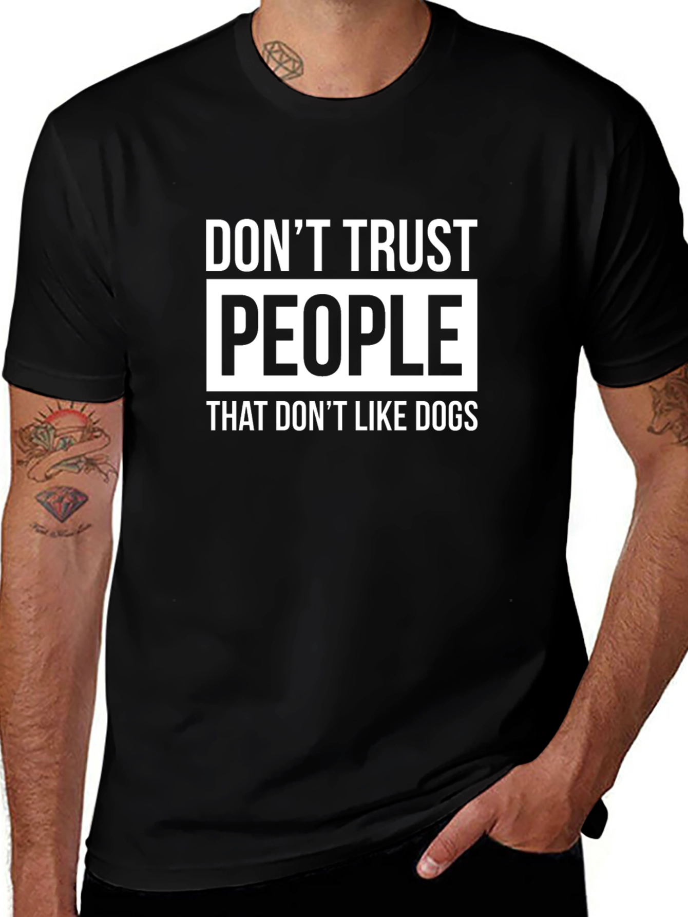 Dont Trust People That Dont Like Dogs T-Shirt