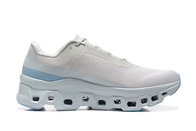 On Running Cloudmonster Sneakers White | Light blue