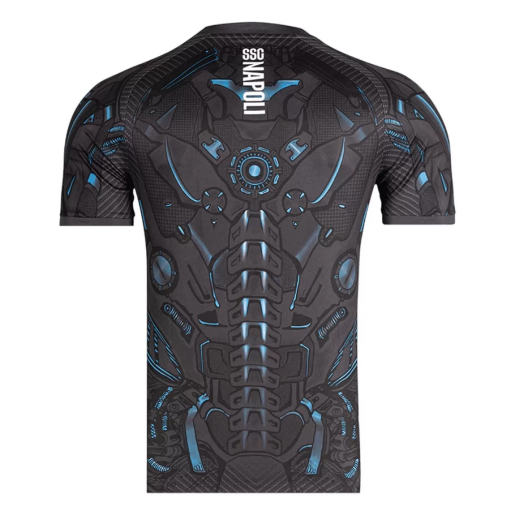 SSC Napoli EA7 Black Pre-Match Jersey 2025/26