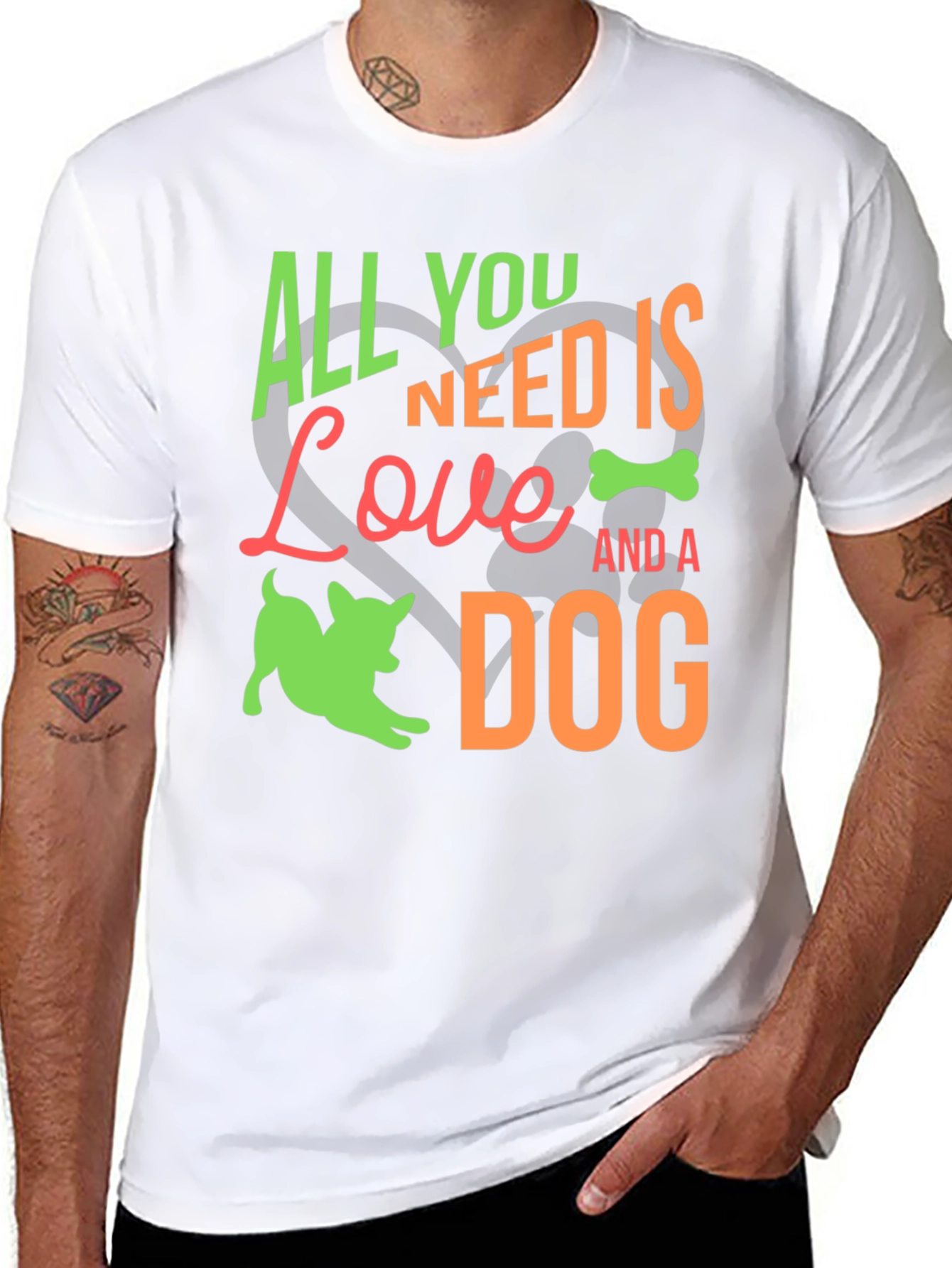 Dog Lover T-Shirt: All You Need is Love and a Dog