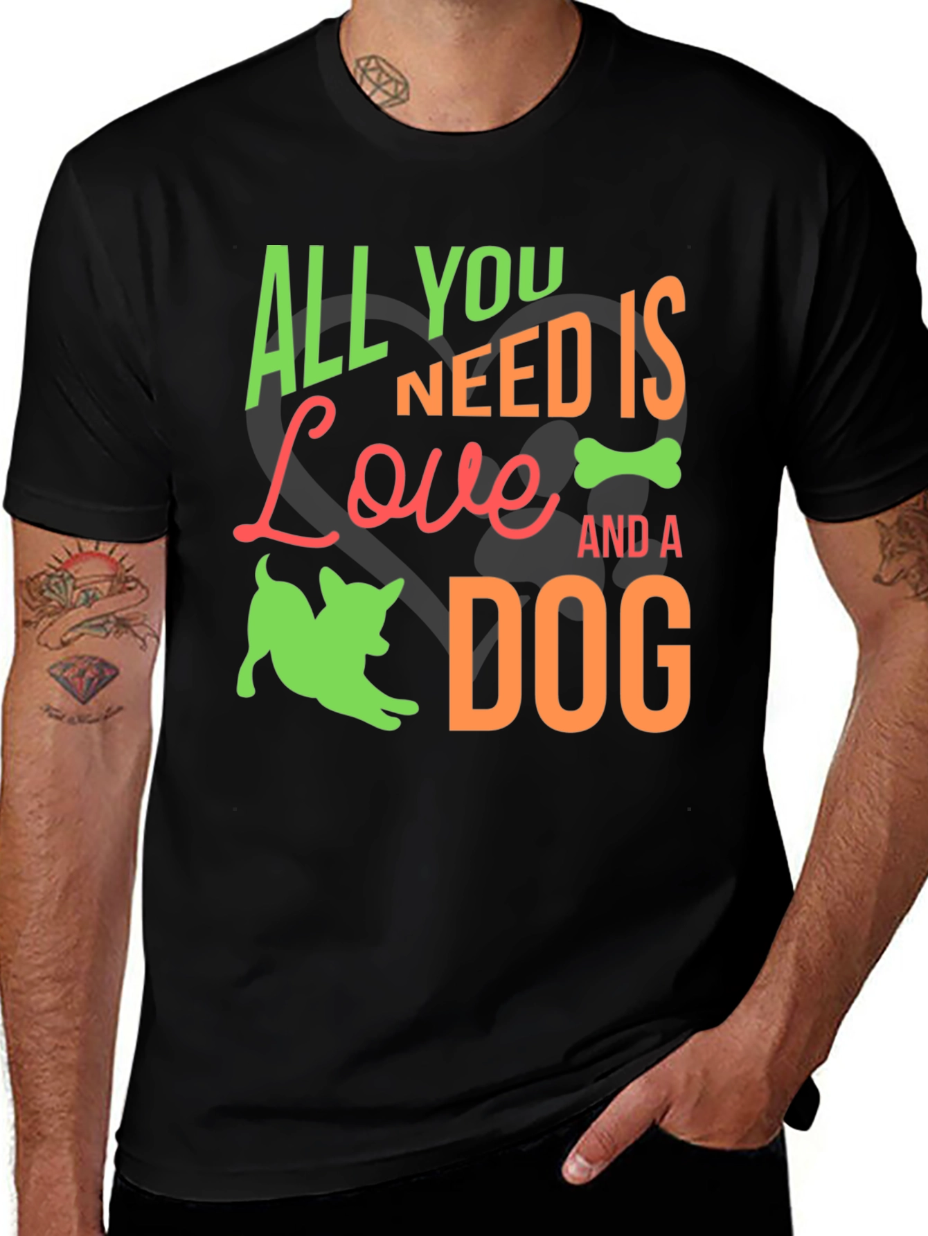 Dog Lover T-Shirt: All You Need is Love and a Dog