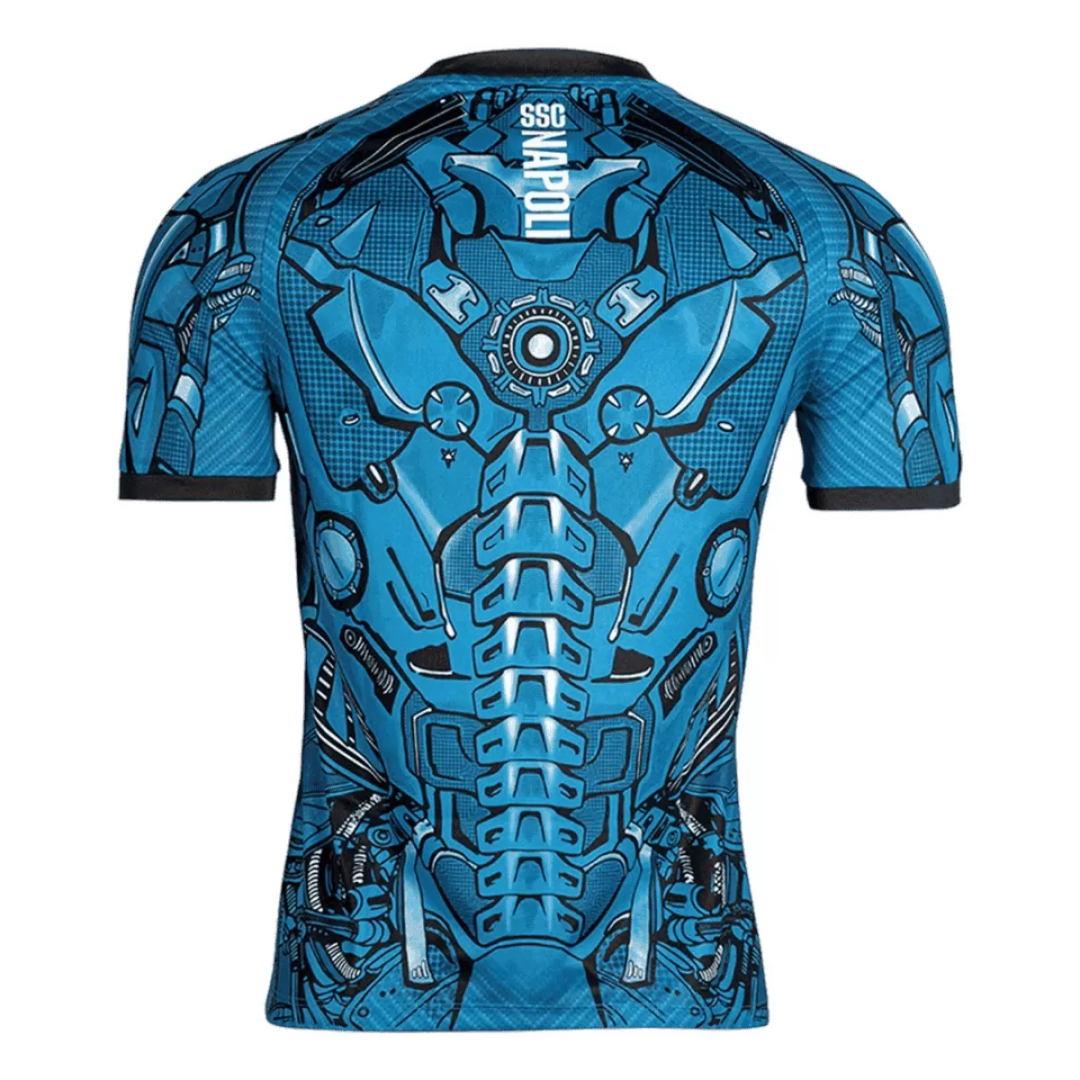SSC Napoli EA7 Blue Pre-Match Jersey 2025/26