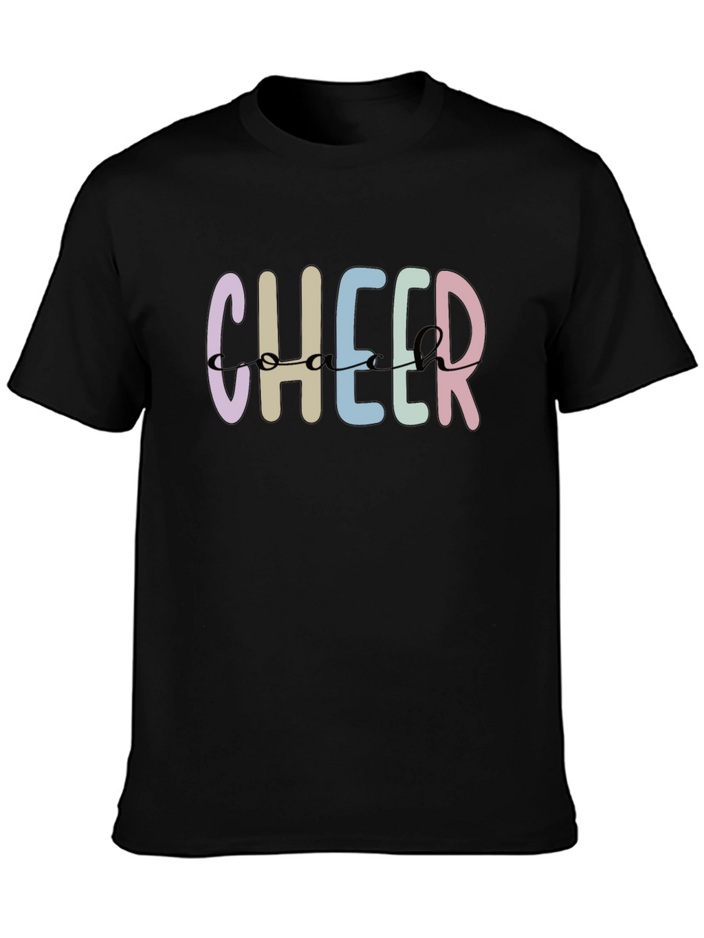Cheerleader Graphic Crew Neck Tee