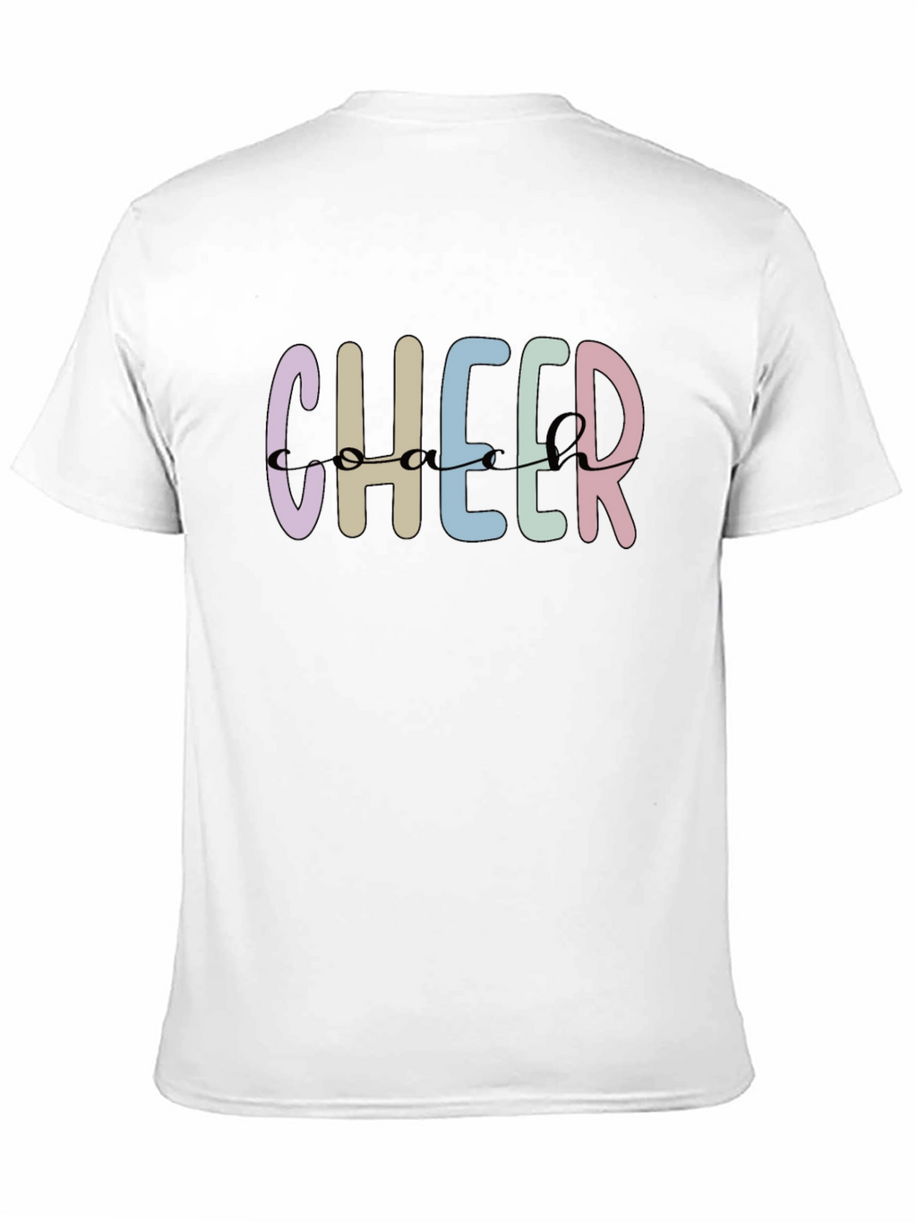 Cheerleader Graphic Crew Neck Tee