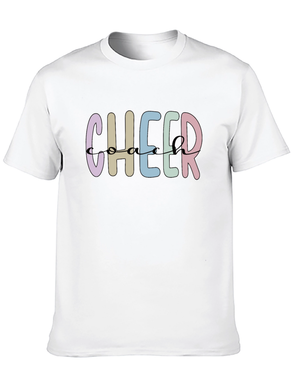 Cheerleader Graphic Crew Neck Tee