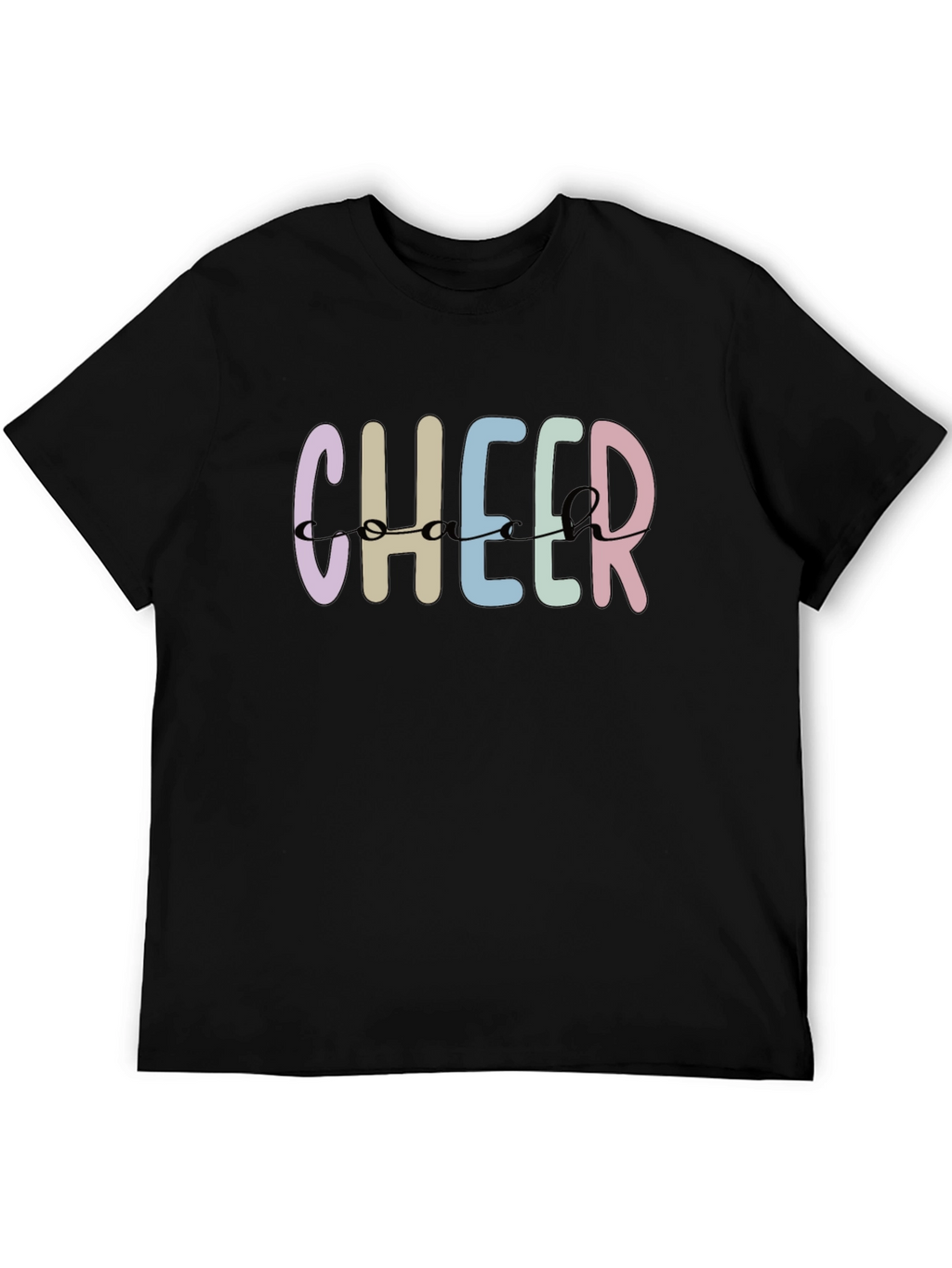 Cheerleader Graphic Crew Neck Tee