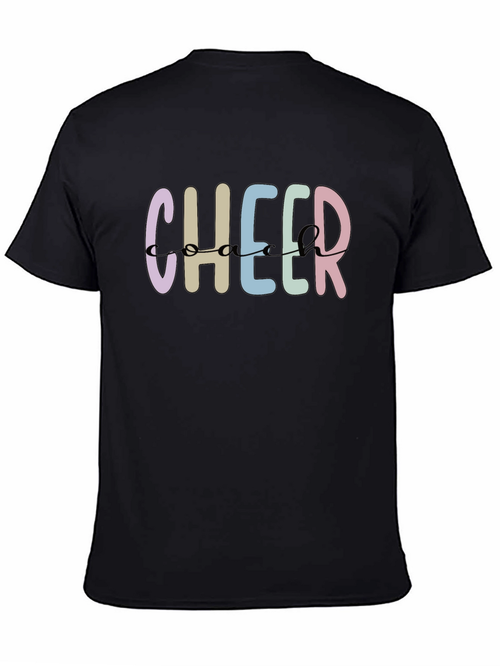 Cheerleader Graphic Crew Neck Tee