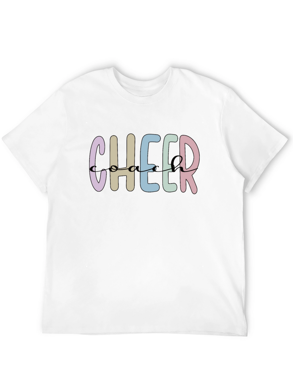 Cheerleader Graphic Crew Neck Tee